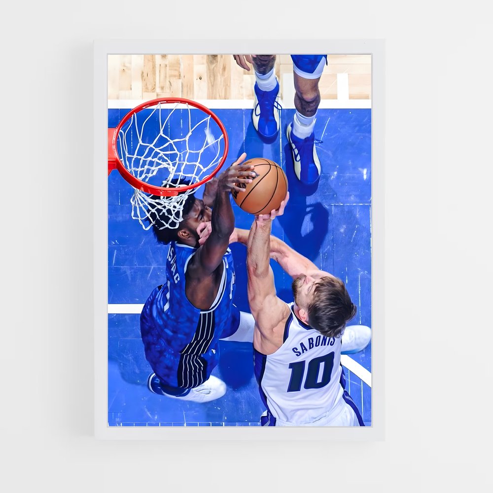 Poster Domantas sabonis américaines – affiche Basketball (vue 3)